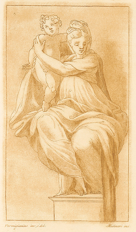 Stefano Mulinari, Parmigianino – Madona s dieťeťom