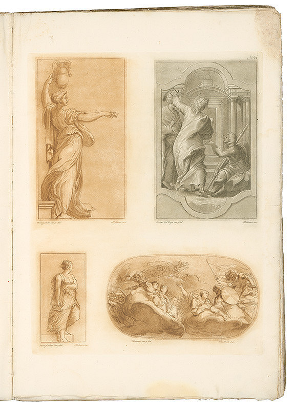 Stefano Mulinari, Parmigianino, Polidoro da Caravaggio, Baldassarre Franceschini, Perino Del Vaga – Tabula VI.