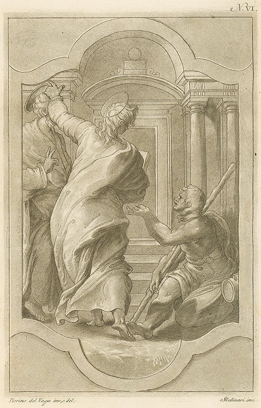 Stefano Mulinari, Perino Del Vaga – Svätý Peter a Ján uzdravujú chromého pri Krásnej bráne