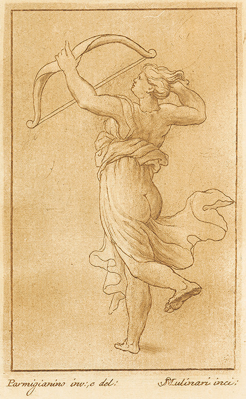 Stefano Mulinari, Parmigianino – Ženská postava s lukom