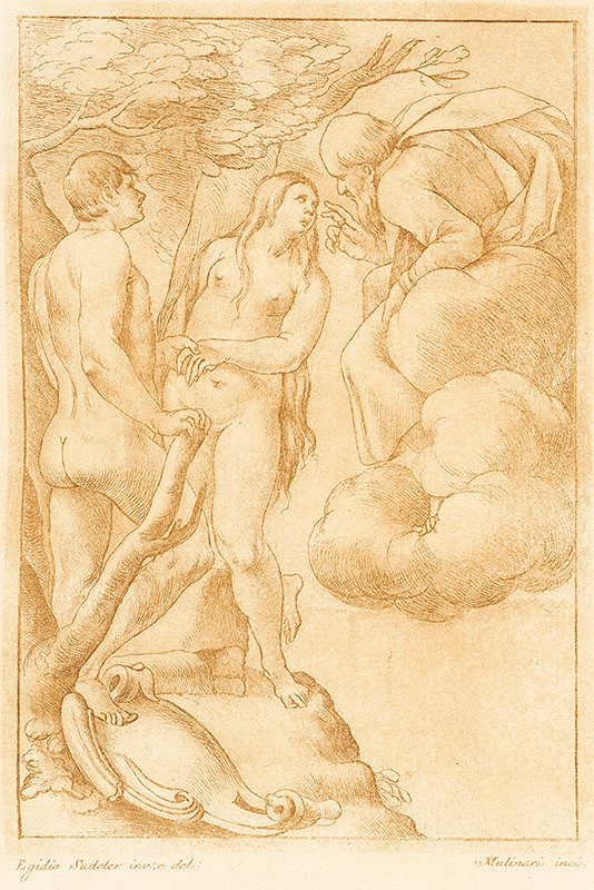 Stefano Mulinari, Aegidius Sadeler II. – Adam a Eva v raji