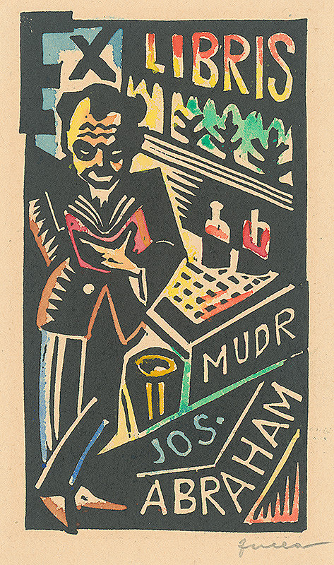 Ľudovít Fulla – Ex libris Mudr.Jos.Abraham