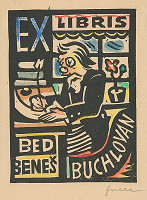 Ľudovít Fulla – Ex libris Bed.Beneš Buchlovan 