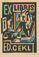 Ľudovít Fulla – Ex libris Ed.Cekl. 