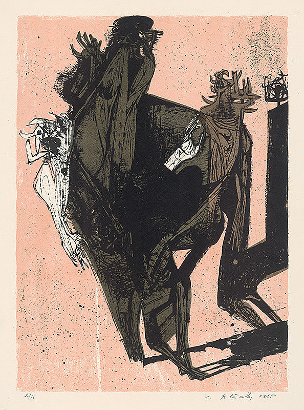 Vincent Hložník – 14 - List z cyklu Veselý zvierací svet 