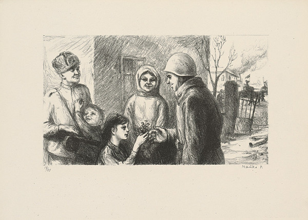 Pavel Maňka – Vítanie Červenoarmejcov