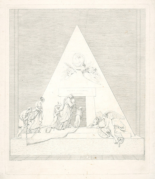 Jacob Merz, Antonio Canova – Náhrobník Márie Cristiny 