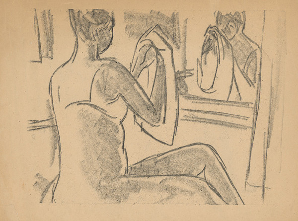 Eugen Nevan – Žena pred zrkadlom