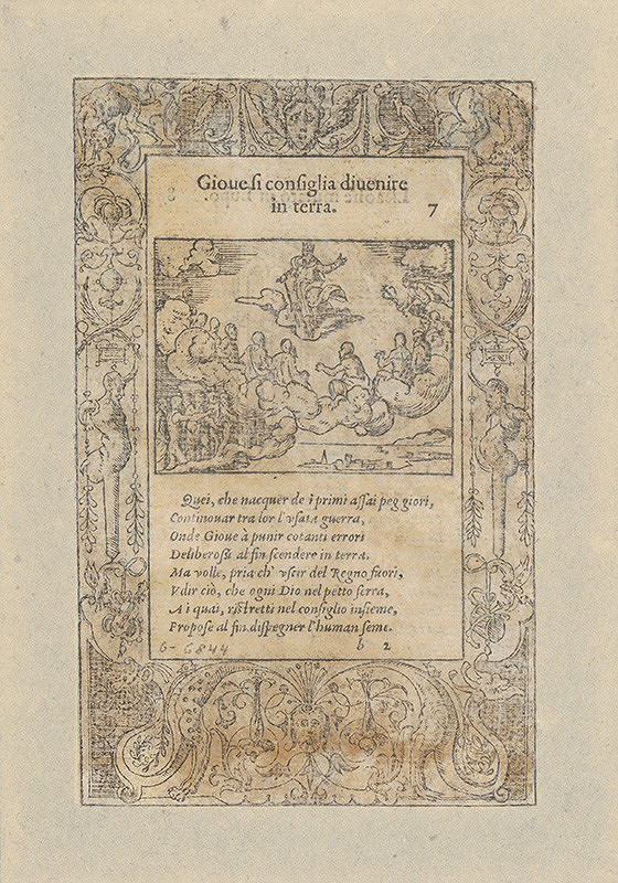 Taliansky autor zo 16. storočia – List z knihy Žalmov 