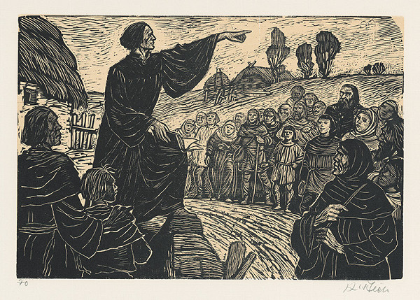 Karel Štěch – Mistr Jan káže v južných Čechách 