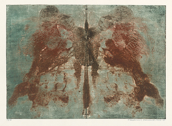 Vladimír Boudník – Variácie na Rorschaqchov test VI. 