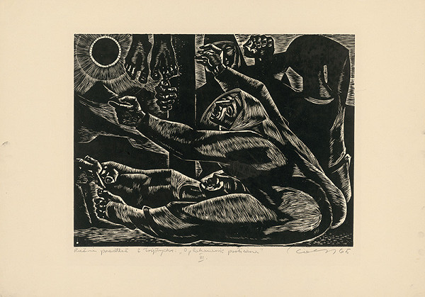 Július Szabó – Oplakávanie partizána III. 