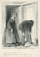 Paul Gavarni – Čo robia mladomanželia ráno? 