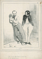 Paul Gavarni – Pri stene 