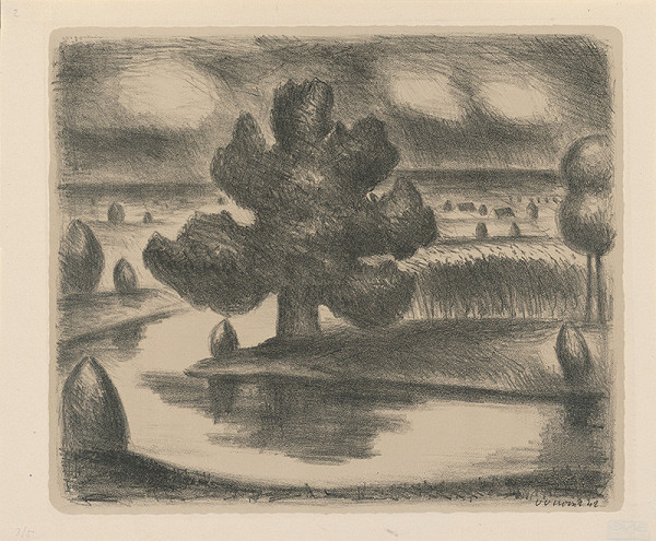 Václav Vojtěch Novák – Krajina pri Nežárke 