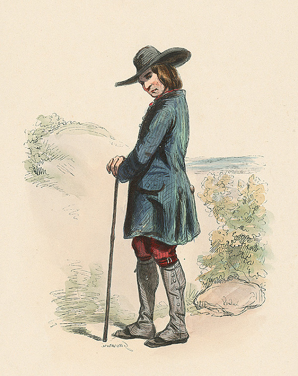 Paul Gavarni, Pierre Verdeil – Dedinčan v klobúku 