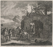 Dancker Danckerts, Philips Wouwerman – Pred bránou 
