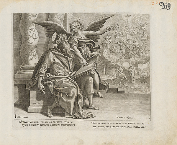 Claes Jansz. Visscher – Svätý Matúš 