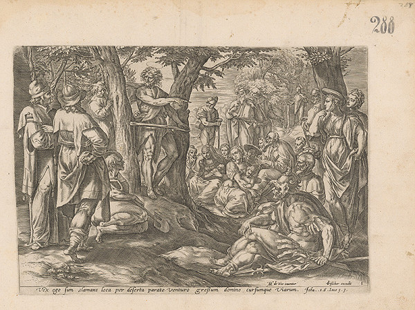 Claes Jansz. Visscher, Maarten de Vos st. – Kázeň Jána krstiteľa 