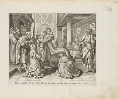 Claes Jansz. Visscher, Maarten de Vos st. – V chráme 