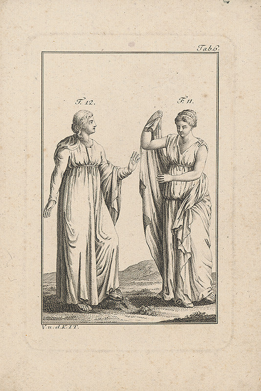 Západoeurópsky autor z 18. storočia – Antické ženské figúry 