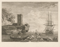 Marie Rosalie Bertaud, Claude-Joseph Vernet – Rybári s prútmi 