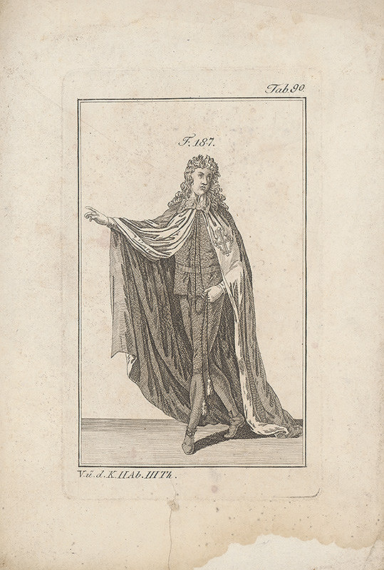 Západoeurópsky autor z 18. storočia – Šlachtic v zdobenom plášti 