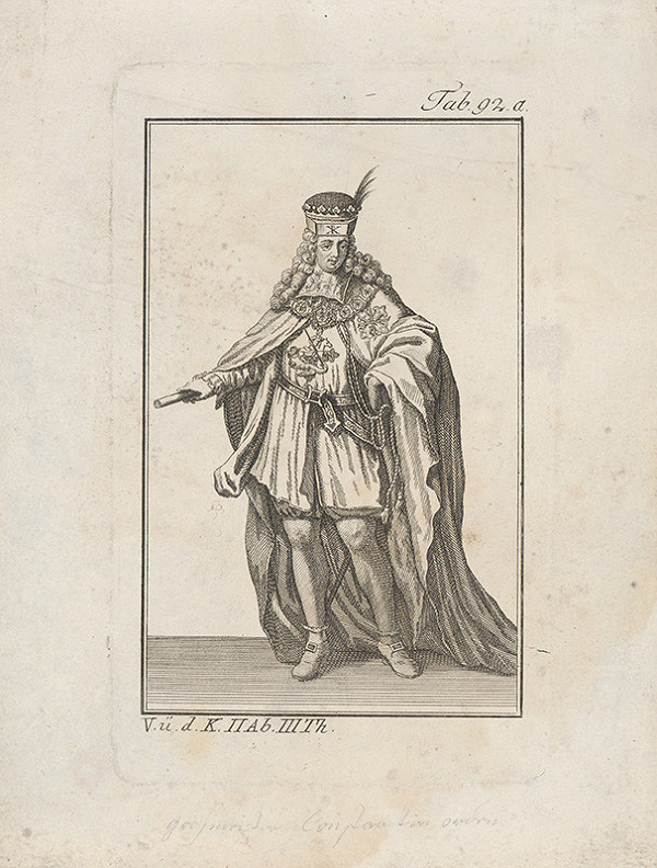 Západoeurópsky autor z 18. storočia – Knieža s obrazom sv.Juraja na hrudi 