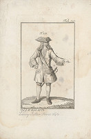 Západoeurópsky autor z 18. storočia – Šachtic s krížom na šerpe a trojrohým klobúkom 