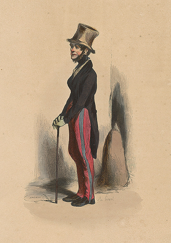 Paul Gavarni, Alphonse Gerard – Muž v červených pantalónoch