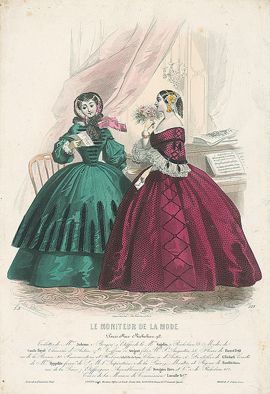 Jules David, Réville – List z módneho časopisu Le Moniteur de la Mode  