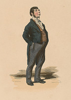 Paul Gavarni, Lucjan Stypulkowski – Tučný muž v zelenom kabáte 