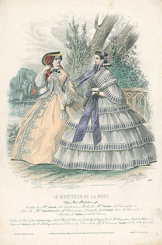 Jules David, Amédée Bodin – List z módneho časopisu Le Moniteur de la Mode  