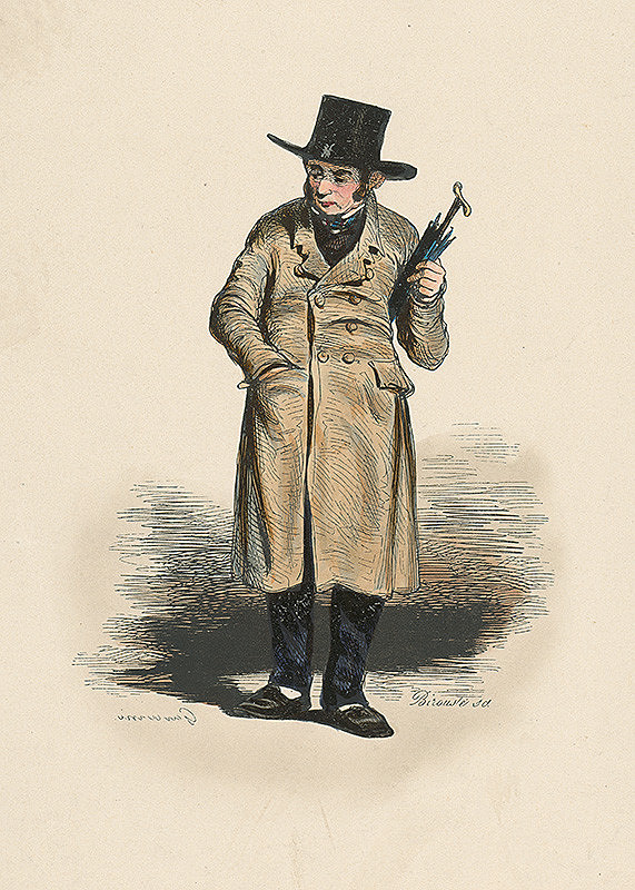 Paul Gavarni, Jean Birouste – Mešťan s dáždnikom 