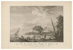 Noel le Mire, Claude-Joseph Vernet – Venušin chrám na ostrove Nisida 