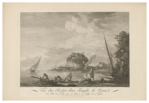 Noel le Mire, Claude-Joseph Vernet – Venušin chrám na ostrove Nisida 