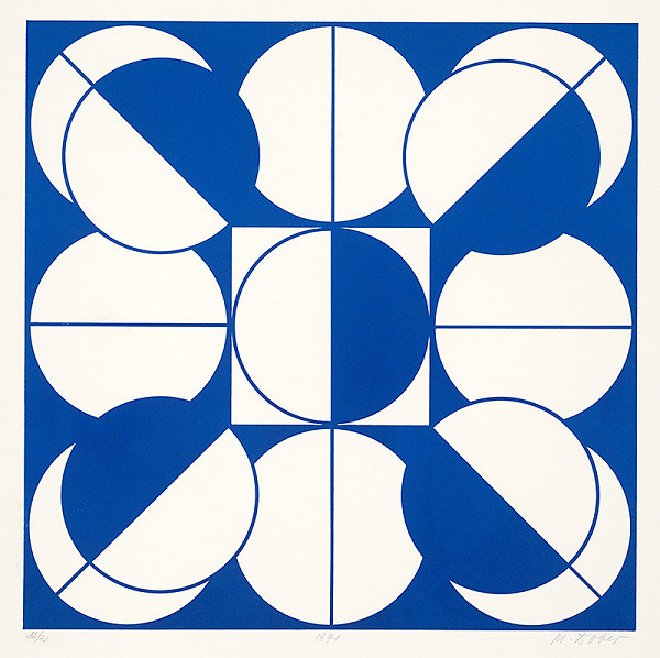 Milan Dobeš – Modrá variácia IV. Variácia 9 kruhov