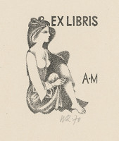 Naďa Rappensbergerová-Jankovičová – Ex libris A.M. 