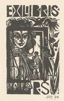 Naďa Rappensbergerová-Jankovičová – Ex libris R.S. 