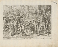 Claes Jansz. Visscher, Hieronymus Wierix – Machab. 2.Cap: 10. 32. 