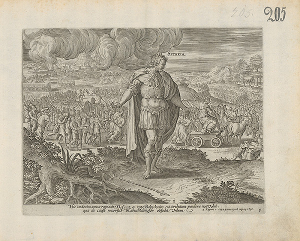 Claes Jansz. Visscher – 2 Regom a Cap. 24 vers.17. od Cap. 25. V.r. 30 