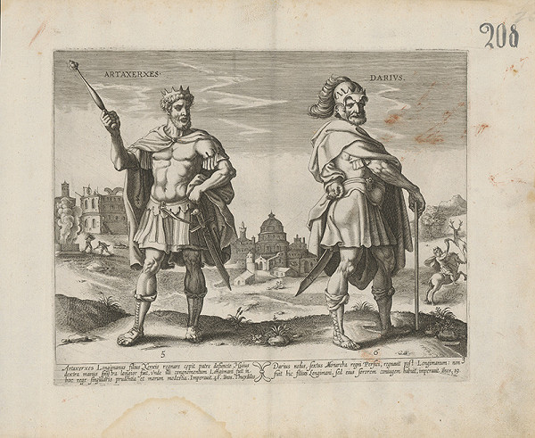 Claes Jansz. Visscher – Artaxerxes a Darius 