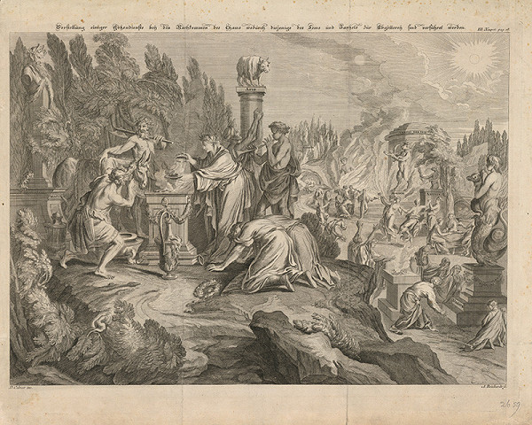 Andreas Reinhardt, David Calmet – Mytologická scéna 