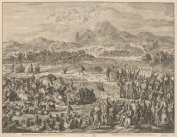 Jan Luyken – Stretnutie Jakuba a Esava. 