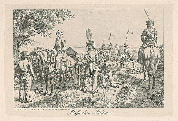 Johann Christoph Erhard – Ruskí vojaci