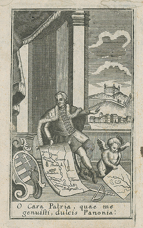 Sebastian Zeller – Mikovíni s mapou Uhorska 