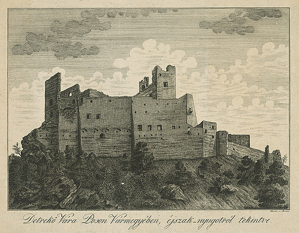 Paul Friedrich Renner – Plavecký hrad v Bratislavskej župe 