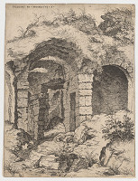 Francesco Rossini, Hieronymus Cock – Zrúcaniny Colosea 
