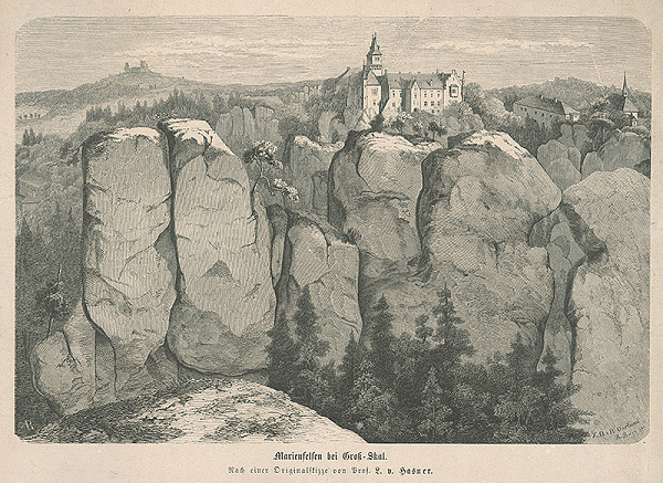 Johann Carl Wilhelm Aarland, Rudolf Buri – Marienfelsen bei Groz-Skal