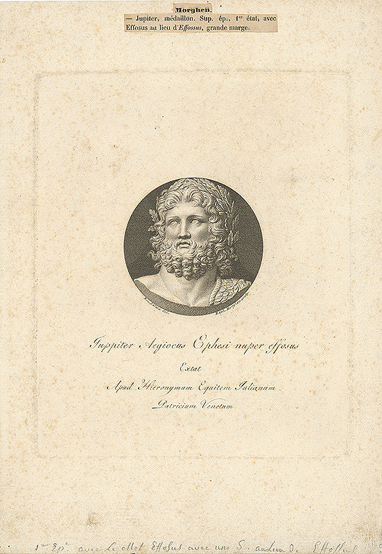 Raphael Morghen, Buenaventura Salesa – Hlava Jupitera